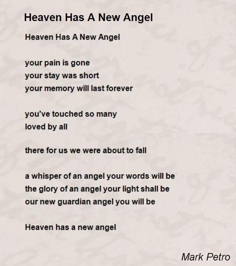 Quotes about Another angel in heaven ... Heaven Gained An Angel Quotes, Heaven Gained An Angel, Angel In Heaven Quotes, Angel Poems, I Miss You Grandma, Poems By Famous Poets, Heaven Poems, Angel In Heaven, Grandma Quotes