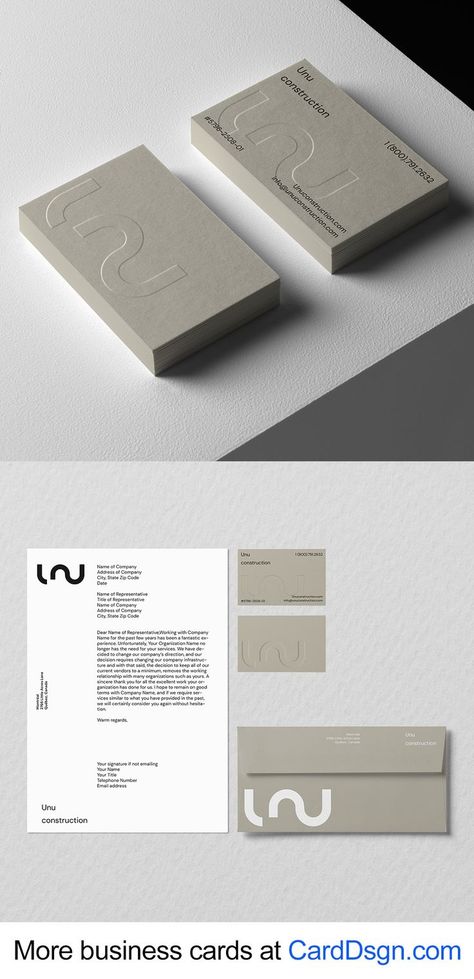 Businnes Card Minimalist, Modern Business Cards Minimal, Renovation Business Card, Branding Design Architecture, Business Card Creative Ideas, Business Cards For Interior Designers, Architectural Business Card, Arabic Business Card, Business Card Construction Company