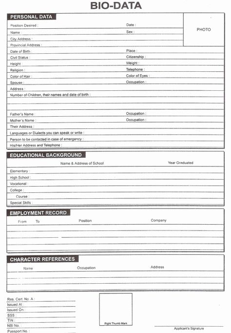 Bio Data Form, Resume Format Free Download, Resume Form, Biodata Format Download, Marriage Biodata Format, Biography Template, Resume Format Download, Job Resume Format, Bio Template