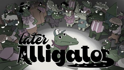 Trailer: Later Alligator A Hand-Drawn 2D Animation Game Indie Game Design, The Looping Woods Game, Lil Gator Game, Cartoon Swamp Background, Secret Cat Forest Game, Super Scary, See You Later Alligator, Later Alligator, Nintendo Store