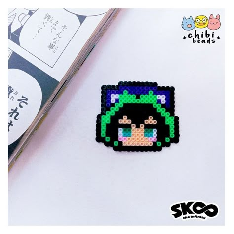 Sk8 The Infinity Perler Beads, Kpop Perler Beads, Pokemon Cross Stitch Patterns, Melt Beads Patterns, Hama Art, Hamma Beads Ideas, Easy Perler Bead Patterns, Melty Bead Patterns, Pearl Beads Pattern