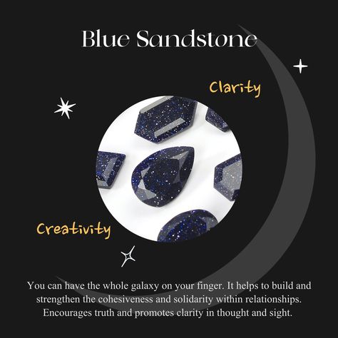 Blue sandstone is a stunning man-made gemstone known for its deep blue color and sparkly appearance, reminiscent of a starry night sky. You can have the whole galaxy on your finger.🌌 It helps to build and strengthen the cohesiveness and solidarity within relationships.Encourages truth and promotes clarity in thought and sight. If you are also fascinated by blue sandstone, contact me for more🌈 #fpyシ #uniquering #ringmakers #viraljewelry #trendingjewellery #bluesandstone #bluesandstones #blu... Blue Sand Stone, Deep Blue Color, Blue Sandstone, A Starry Night, Starry Night Sky, Blue Gems, Blue Jewelry, Energy Crystals, Blue Gemstones