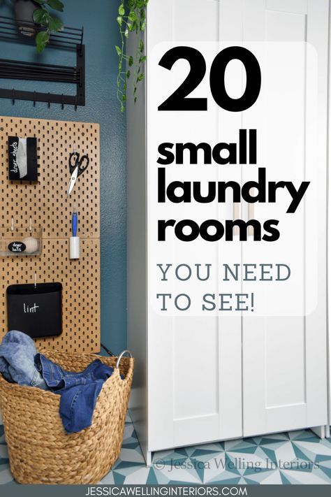 Make the most of a small laundry space with these great ideas for stacked washers and dryers, laundry closets, and even top load washers! Laundry Room Ideas Organization, Laundry Closets, Washer Dryer Closet, Washer Dryer Laundry Room, Small Laundry Closet, Small Laundry Space, Laundry Closet Makeover, Small Laundry Room Ideas, Washers And Dryers