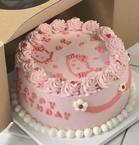 ْ on Twitter: "cute pink hello kitty cake https://t.co/6qUY3uW0i1" / Twitter Pink Hello Kitty Cake, Pink Cakes, Kitty Cake, Hello Kitty Cake, Cat Cake, Pink Hello Kitty, Pink Cake, Room Posters, Pretty Food