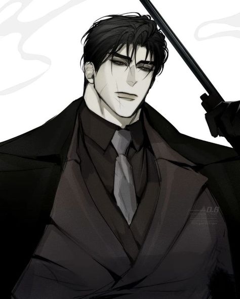 Guys Body Drawing, Mafia Anime Men, Mafia Manhwa, Mafia Oc Male, Mafia Drawing, Mafia Man, Male Art Reference, Dark Romance Books, Human Poses Reference