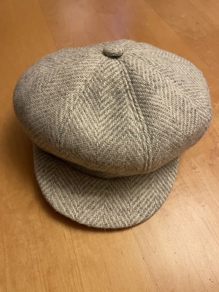 AJB Handmade Baker Boy Cap pattern review by Rockmeteller Newsboy Cap Pattern, Bakers Hat, Baker Boy Cap, Baker Boy Hat, Hat Patterns To Sew, Cap Patterns, Baker Boy, A Christmas Carol, Boy Hat