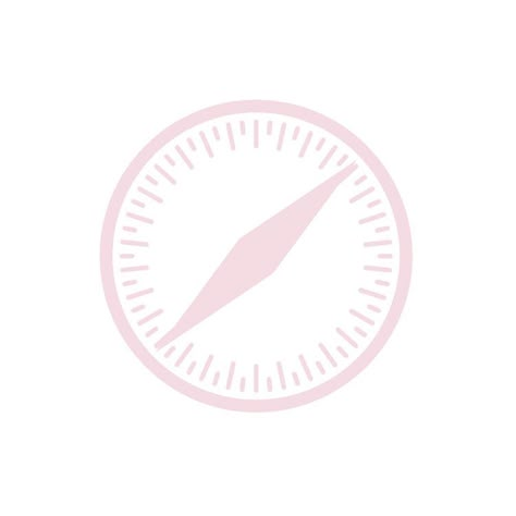 Safari Icon Pink Aesthetic, Widget Iphone Aesthetic Light Pink, Safari Aesthetic Logo, Pink And White Tiktok Icon, Light Pink Safari Icon, Pink And White Phone Icon, Pastel Pink Safari Icon, Light Pink And White Icons, White And Pink Iphone Icons