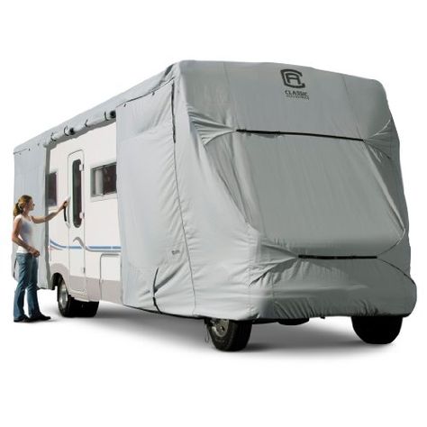 Classic Accessories 80-131-181001-00 Overdrive PermaPro Heavy Duty RV Cover for 29' to 32' Class C RVs Rv Cover, Class C Motorhomes, Class C Rv, Classic Accessories, Cover Gray, Ripstop Fabric, Camping World, Rv Camping, New Classic