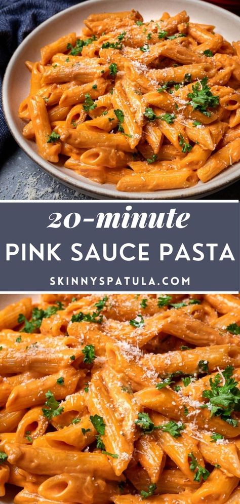 Cheesy Pink Sauce Pasta, How To Make Rose Sauce For Pasta, Marinara Sauce Pasta Recipes, Vodka Rose Sauce, Easy At Home Pasta Recipes, Ricotta Red Sauce Pasta, Blush Sauce Recipe Simple, Hailey Bieber Pasta Recipe, Pink Pasta With Chicken