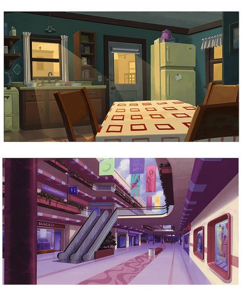 Animation Room Design, Animation Background Room, Animation Background Art Illustration, Mall Concept Art, Animation Background Design, 2d Animation Background, Background For Animation, Animation Background Art, Backgrounds Animation