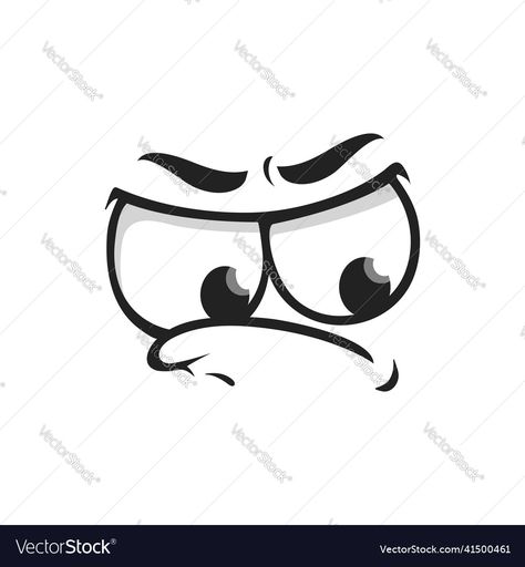 Grumpy Face Facial Expressions, Vector Face, Grumpy Face, Model Sheet, Face Facial, Facial Expression, Facial Expressions, Design Model, Transparent Png