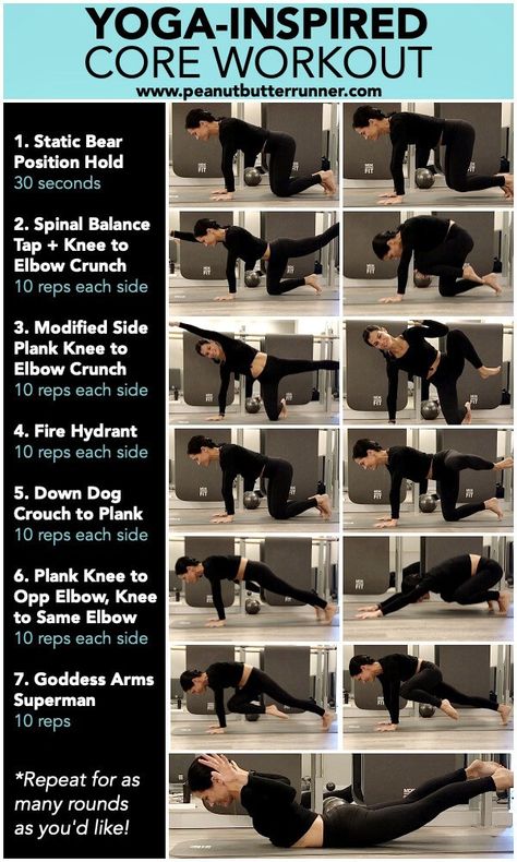 Yoga For Obliques, Runners Yoga, Track Workouts, Core Workout Videos, Weight Workouts, Band Workouts, Volleyball Workouts, Insanity Workout, Tabata Workouts