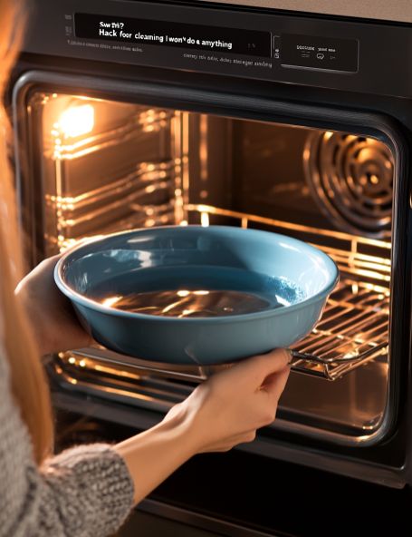 The Ultimate Hack for Cleaning Your Oven: Why Steam Cleaning Is a Game Changer - Crafty Home Creators Easy Ways To Clean Your Oven, How To Clean The Oven Easy, How To Use Self Cleaning Oven, Overnight Oven Cleaning, Over Cleaner Diy, Clean Oven With Baking Soda And Vinegar, Clean Your Oven Easy, How To Clean Inside Oven, Clean Self Cleaning Oven