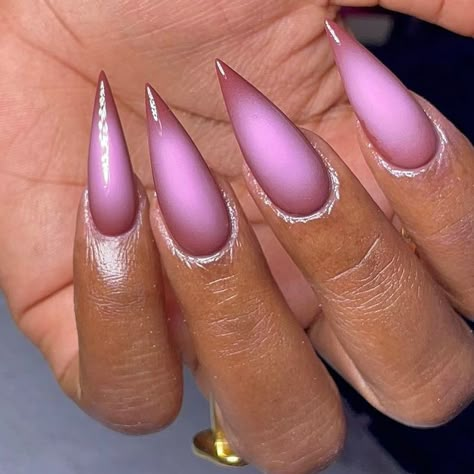 Nicki Minaj Nails, Airbrushed Nails, Cute Nail Sets, Minimalistic Nails, Tattoos And Nails, Nails Aura, Stiletto Nail Designs, Fall Nail Inspo, Aura Nails