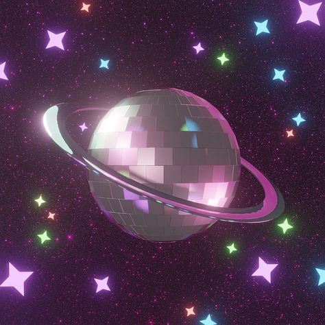 Download free HD stock image of Space Saturn Saturn Disco Ball, Space Saturn, Acrylic Gems, Free Illustration, Space Theme, Landscape Canvas, Disco Ball, Mosaic Crafts, Painting Kits