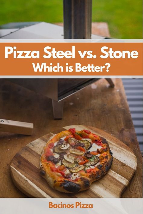 Pizza Steel vs. Stone pin 2 Pizza Steel, Barbecue Pizza, Cast Iron Pizza, Pizza Tools, Stone Oven, Artisan Pizza, Weekend Dinner, Great Pizza, Baking Stone