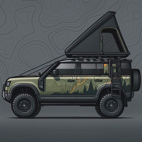 Overland Design, New Defender, Overland Truck, Expedition Truck, Cool Car Drawings, Land Rover Models, Land Rover Defender 110, Overland Vehicles, 4x4 Off Road