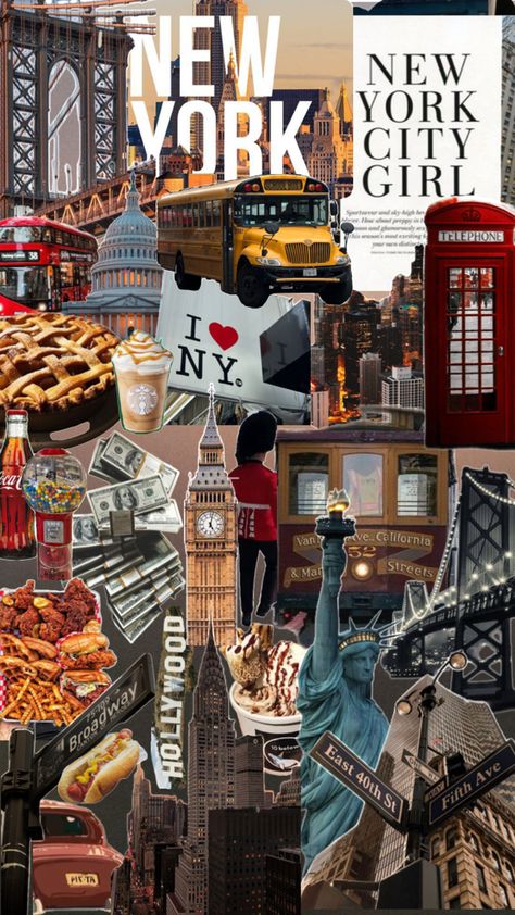 Nyc Wallpaper, Yankees Game, City Collage, New York Wallpaper, Nyc Baby, Travel Collage, Vision Board Wallpaper, Itinerary Planning, Nyc Life