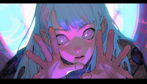 Magical Art, Blue Hair, Digital Artist, I Can, Hair, Anime, Blue, Art