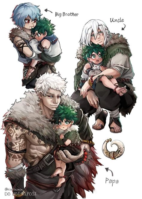 Deku's Hero Costume, Shigaraki And Deku Fanart, Brother Shiggy And Deku, Bkdk Family Au, Healer Izuku, All For One And Deku, Afo Deku Dad, Mha Fantasy Au Deku, Dad Might And Izuku