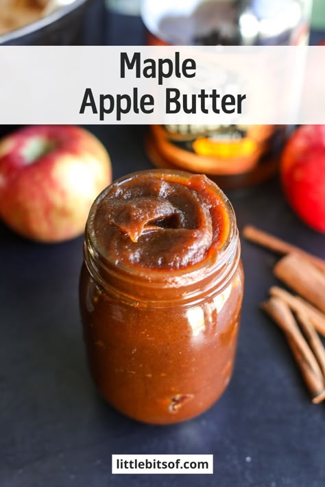 Maple Apple Butter Maple Apple Butter Recipe, Apple Butter Variations, Red Hots Apple Butter, Maple Apple Butter, Pumpkin Apple Butter, Maple Butter Recipe, Autumn Foods, Paleo Pumpkin Pie, Cozy Fall Recipes