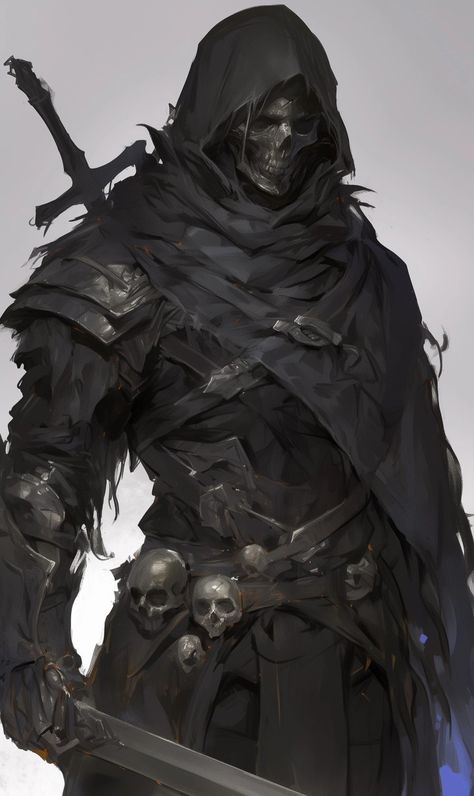 For Honor Black Prior, Necromancer Oc, Skyrim Oc, Vampire Warrior, Undead Monster, Undead Warrior, Shadow Riders, Scifi Fantasy Art, Dark Souls Art