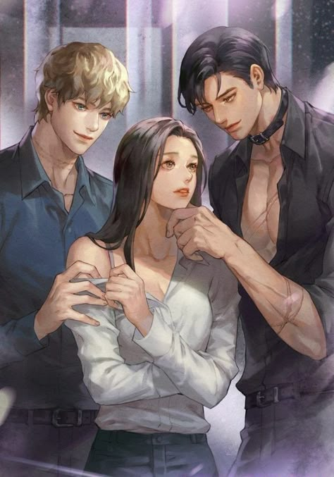 Fantasy Art Couples, Fantasy Couples, Romantic Anime Couples, Romantic Manga, Anime Love Couple, Mystic Messenger, Anime Couples Manga, Anime Couples Drawings, Handsome Anime Guys