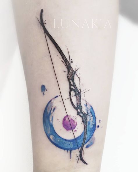 Marvel Hawkeye Tattoo - by Lunakia Hawkeye Tattoo, Terminator Tattoo, Hawkeye Comic, Soldier Tattoo, Avengers Tattoo, Marvel Hawkeye, Marvel Tattoos, Wicked Tattoos, Memorial Tattoos