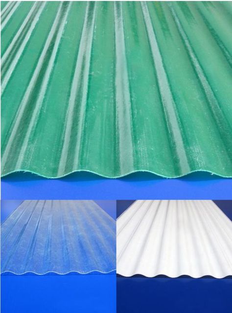 Old-fashioned corrugated fiberglass panels for roofing for porches, awnings, sheds, greenhouses - and more - Retro Renovation Corrugated Plastic Roofing, Plastic Roofing, Porch Awning, Patio Installation, Fibreglass Roof, Corrugated Roofing, Porch Columns, Retro Renovation, Wooden Playhouse