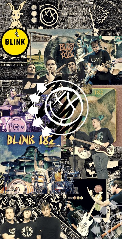 Pop Punk Wallpaper Iphone, Pop Punk Bands Wallpaper, Punk Rock Wallpaper Iphone, Blink 182 Aesthetic Wallpaper, Punk Band Wallpaper, Band Wallpapers Iphone, Punk Art Wallpaper, Pop Punk Aesthetic Wallpaper, Band Posters Wallpaper