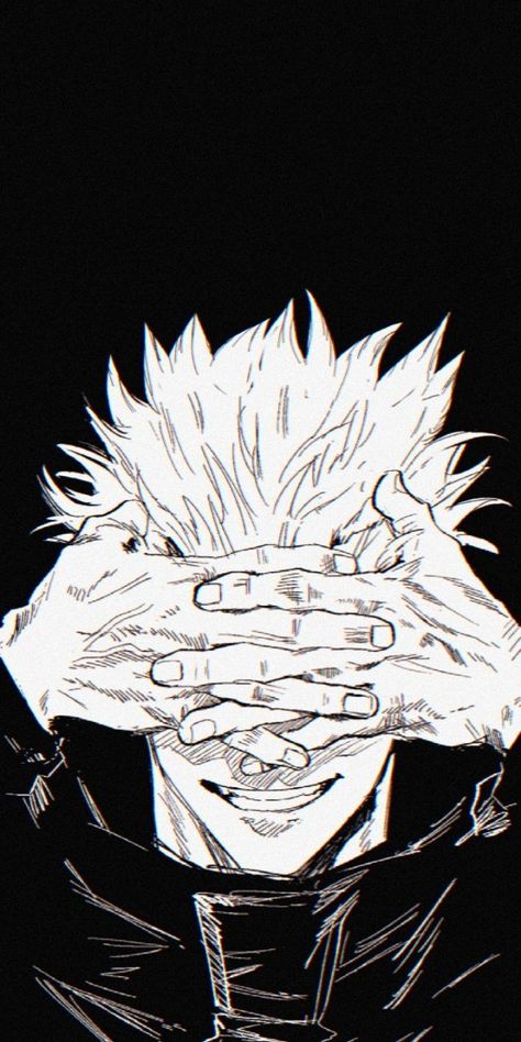 Anime Sketch Wallpaper Iphone, Black Gojo Satoru, Jjk Wallpaper Aesthetic, Jjk Wallpaper, Anime Wallpaper Phone, Cool Anime Wallpapers, Gojo Satoru, Anime Wallpapers, Anime Tattoos