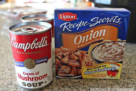 Easy Crock Pot Pot Roast with Gravy - I generally use only the Lipton packet, but I've used the canned soup, as well. The recipe says, "No water". I usually add water. I like a thinner gravy or a broth-like gravy. Easy Crock Pot Pot Roast, Crock Pot Pot Roast, Pot Roast With Gravy, Chuck Roast Crock Pot Recipes, Roast With Gravy, Baby Cook, Pot Roast Crock Pot Recipes, Shoulder Roast, Crockpot Roast