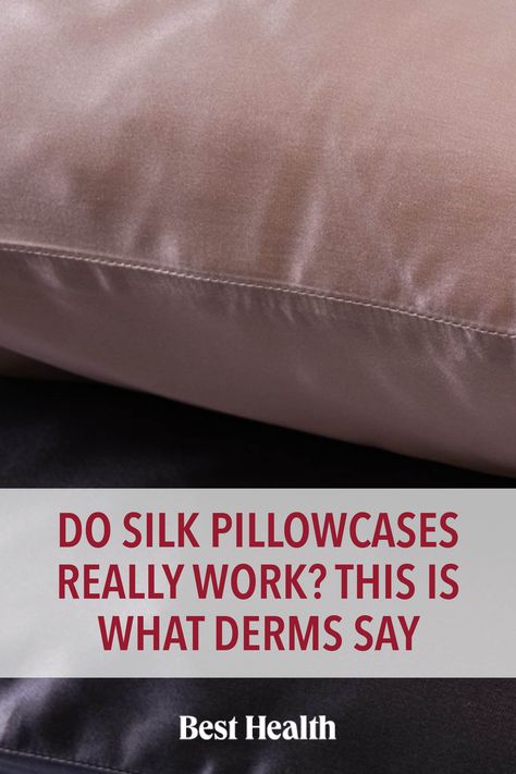 It's thought that a silk pillowcase can reduce wrinkles, improve your skin, and benefit your hair. But are they worth the cost? Here's what dermatologists have to say about the benefits of silk pillowcases. #beauty #skincare #healthyskin #skin #healthyhair #haircare #athomebeauty #silkpillowcases #silk #womenshealth Silk Pillow Case Benefits, Benefits Of Silk Pillowcase, Satin Pillowcase Benefits Of, Silk Vs Satin, Silk Pillowcase Benefits, Best Silk Pillowcase, Long Living Room, Silk Pillowcase Hair, Silk Pillowcases