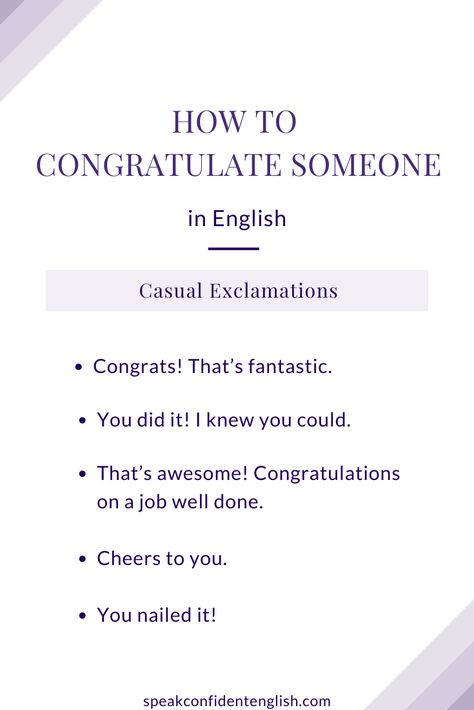 How To Congratulate Someone, English Conversation Learning, Professional English, English Transition Words, English Conversation, Job Promotion, English Learning Spoken, Conversational English, English Vocab