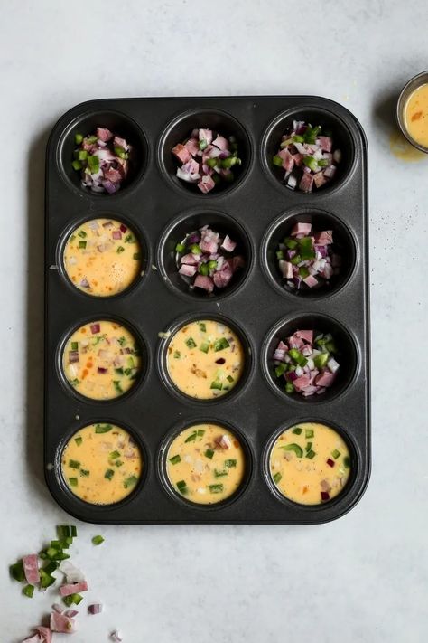 Whole30 Meal Prep Egg Muffins (dairy free + gluten free) · Egg Muffins Dairy Free, Meal Prep Egg Muffins, Paleo Egg Muffins, Muffins Dairy Free, Coconut Milk Benefits, Muffin Bites, Whole30 Meal Prep, Egg Muffin, Coconut Benefits