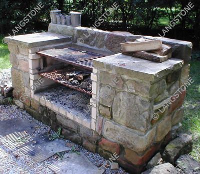 Grill Designs, Stone Bbq, Veneer Stone, Brick Bbq, Wood Grill, Outdoor Cooking Area, Outdoor Bbq Grill, Barbecue Design, Outdoor Barbeque