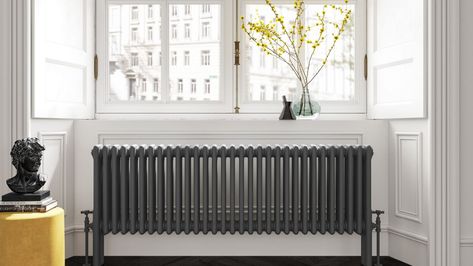 Bathroom Mountain, Best Radiators, Black Radiator, Column Radiator, Traditional Radiators, Radiator Heater, Black Radiators, Horizontal Radiators, Electric Radiators