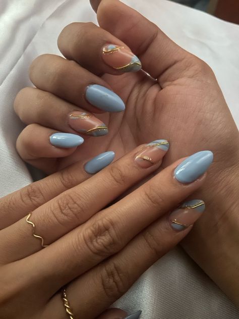 Soft gel extension Soft Gel Extension, Gel Extensions, Soft Gel, Blue Nails, Stylish Nails, Nails, Blue