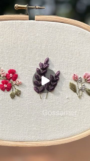 Daisy Embroidery Tutorial, Bullion Knot Embroidery, Bullion Knot, Bullion Stitch, Bullion Embroidery, Brazilian Embroidery Stitches, French Embroidery, Ribbon Embroidery Tutorial, Lazy Daisy Stitch