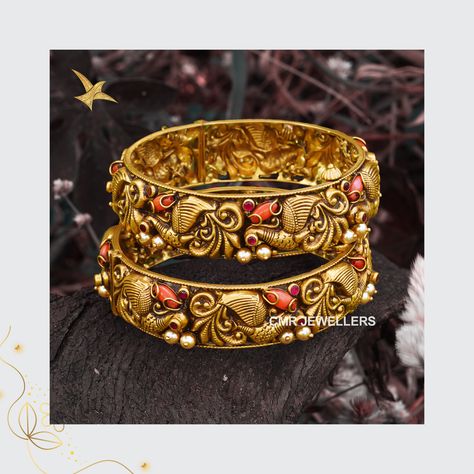 Ruby Gold Bangles, Goan Jewellery, Cmr Jewellers, Coral Bangles, Gold Bracelet Indian, Radha Krishna Idol, Pearl Bangles Gold, Antique Haram, Krishna Idol