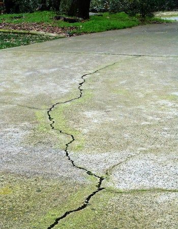 5 Ways to Make Concrete Patio Repairs - Bob Vila Fix Cracked Concrete, Concrete Refinishing, Repair Cracked Concrete, Patio Repair, Concrete Repair Products, Diy Concrete Patio, Paint Concrete Patio, Broken Concrete, Concrete Patio Makeover