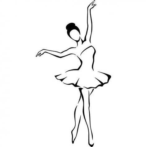 Ballet Dancer Drawing, Ballerina Sketch, Dancing Drawing, Dancer Drawing, Ballet Drawings, Ballerina Drawing, Ballerina Dance, Dancing Drawings, Easy Drawings For Beginners