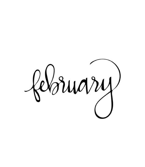 February 1, 2017 It's also the first Wednesday of the month and that means Rendezvous. February Calligraphy Hand Lettering, February Word Art, February Hand Lettering, February Typography, February New Month, February Calligraphy, February Lettering, Sea Calligraphy, February Word