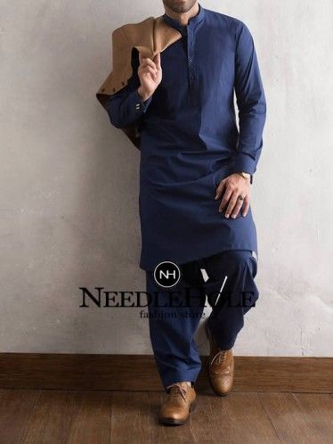 Ismail Farid Simple Pakistani designer kurta salwar for man in dark blue color. Find designer Ismail Farid men kurta shalwar shop in Nottingham UK Blue Jamawar Salwar Kameez With Straight Kurta, Pakistani Mans Kurta Shalwar Kameez, Gents Shalwar Kameez Colors, Dark Blue Shalwar Kameez Men, Male Shalwar Kameez Colours, Indian Formal Dresses, Pakistani Engagement Dresses, Kids Salwar Kameez, Shalwar Kameez Pakistani