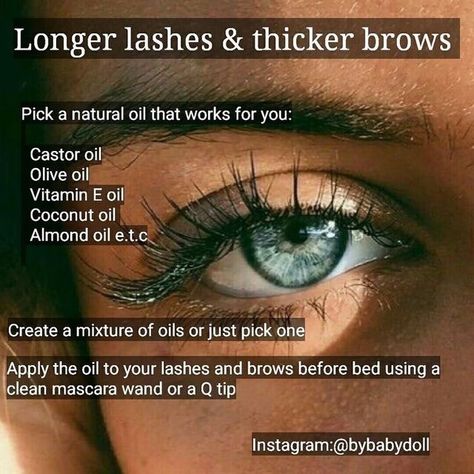 Thicker Brows, Longer Lashes, Thick Brows, Thick Lashes, Beauty Tips For Glowing Skin, Clear Skin Tips, Glow Up Tips, Long Lashes, Healthy Skin Care