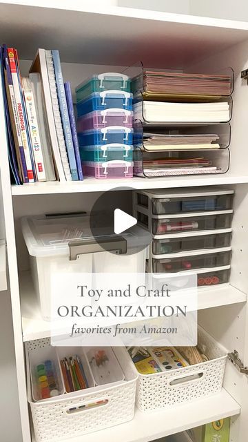 Susie Lake | SAHM Content Creator on Instagram: "I have been loving organizing my girls’ toys and craft supplies lately! Comment “ link “ and I’ll DM you the link for all of our favorite toy and craft organization supplies! I love finding the best way to store things so they are easily accessible. We have an arts and crafts cabinet for the girls’ art supplies but having storage containers like the play dough one and the one for crayons and markers makes finding everything so easy! I’m also in the process of working through all of their toys to declutter and organize everything. I love having their puzzles in these mesh bags instead of the boxes because they usually fall apart so easily and pieces go missing quickly. These bags have also helped to condense the space they take up! The le Arts And Crafts Cabinet, Organization Supplies, Crayon Organization, Closet Redo, Organize Everything, Declutter And Organize, Craft Cabinet, Kids Toy Organization, Mesh Bags