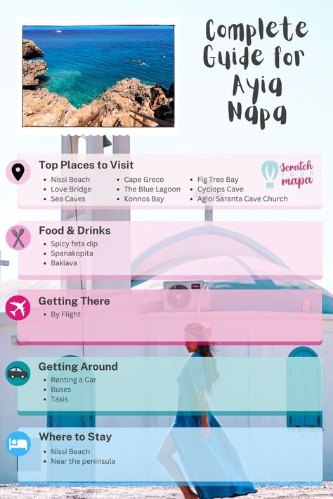 Ayia Napa, Cyprus Ayia Napa Cyprus, Beaches In Europe, Nissi Beach, Cyprus Holiday, Napa Trip, Scenic Travel, Ayia Napa, Travel Destinations Bucket Lists, Hair Tutorials Easy