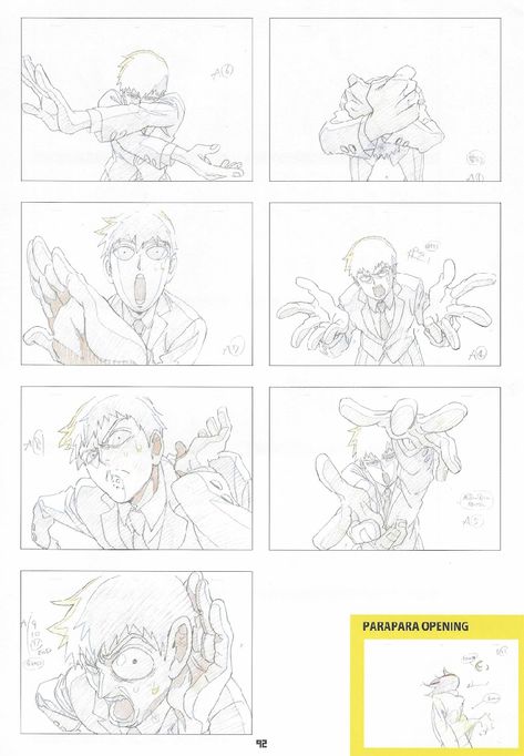 Cringe Core, Animation Frames, Reigen Arataka, Storyboard Illustration, Animation Storyboard, Comic Tutorial, Frame By Frame Animation, Animation Sketches, Rubbish Bin