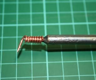 Making a fine tip for your solding iron for SMD soldering Soldering Tutorial, Soldering Projects, Soldering Techniques, Soldering Tools, Soldering Jewelry, Diy Simple, Stained Glass Projects, Soldering Iron, Copper Foil