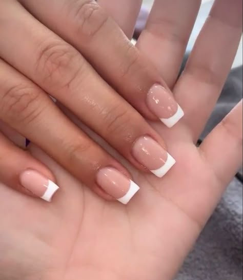 #nailswag #nailartist #shortnails #nailsnailsnails #nailsart #naturalnails #nailsmagazine #prettynails #nailsdesign #nudenails #flowernails #nailsalon #explorepage #notd #nailsaddict #pastelnails #marblenails #nailaddict #beauty #blingnails #cutenails #nailsinspiration #frenchnails #winternails #nailedit #nailfie #nailsofig #glitter #stilettonails #gel #summernails #naildesign #nailstagram #nailinspo #nailtech #coffinnails #naildesigns #pinknails #u #gelpolish #nailporn #nailstyle #nailpolish Plain Acrylic Nails, White Tip Acrylic Nails, Gel Nails French, Trending Nails, Plain Nails, French Manicure Nails, Simple Gel Nails, French Tip Acrylic Nails, Work Nails